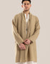 Long jacket with shawl collar